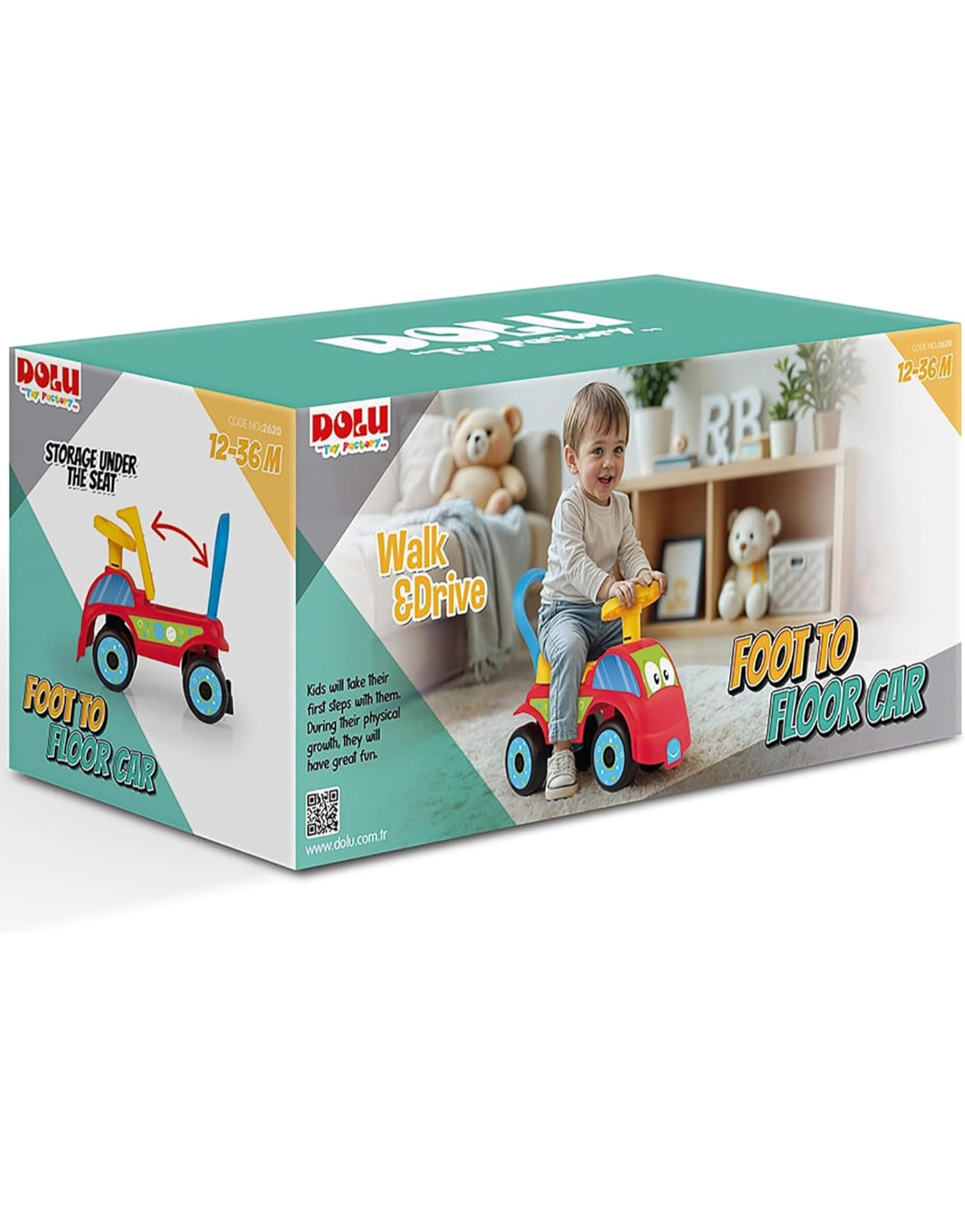 DOLU FLOOR TO FLOOR RIDE ON -RED aleemaz.com