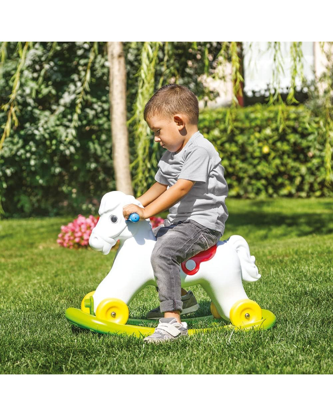 DOLU ROCKING HORSE WITH WHEELS