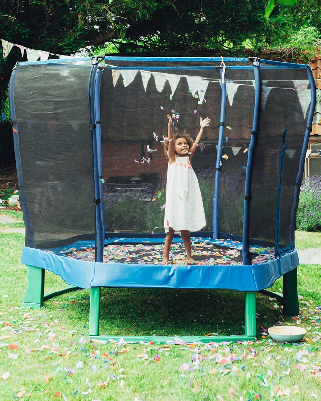 Junior Trampoline-Blue aleemaz.com