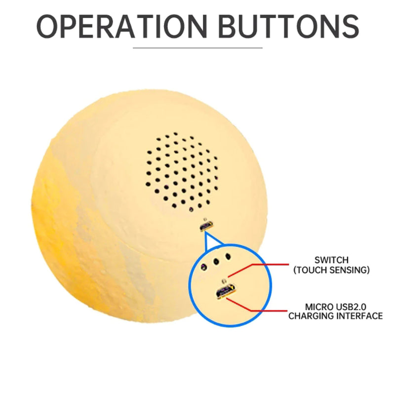 Sunset Moon Lamp Qur'an Speaker aleemaz.com
