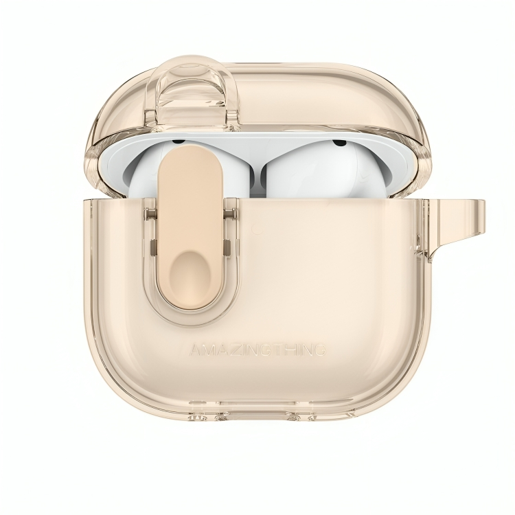 AMAZINGTHING MINIMAL AIRPODS 4 CLICK CASE GOLD
