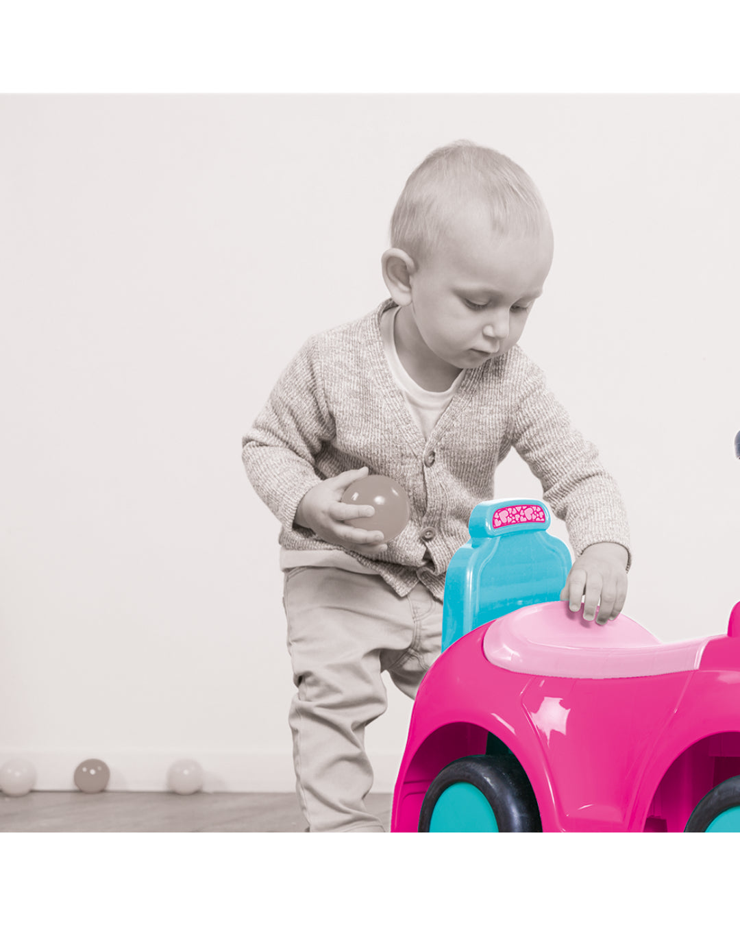 UNICORN STEP CAR 2IN1 PINK aleemaz.com 