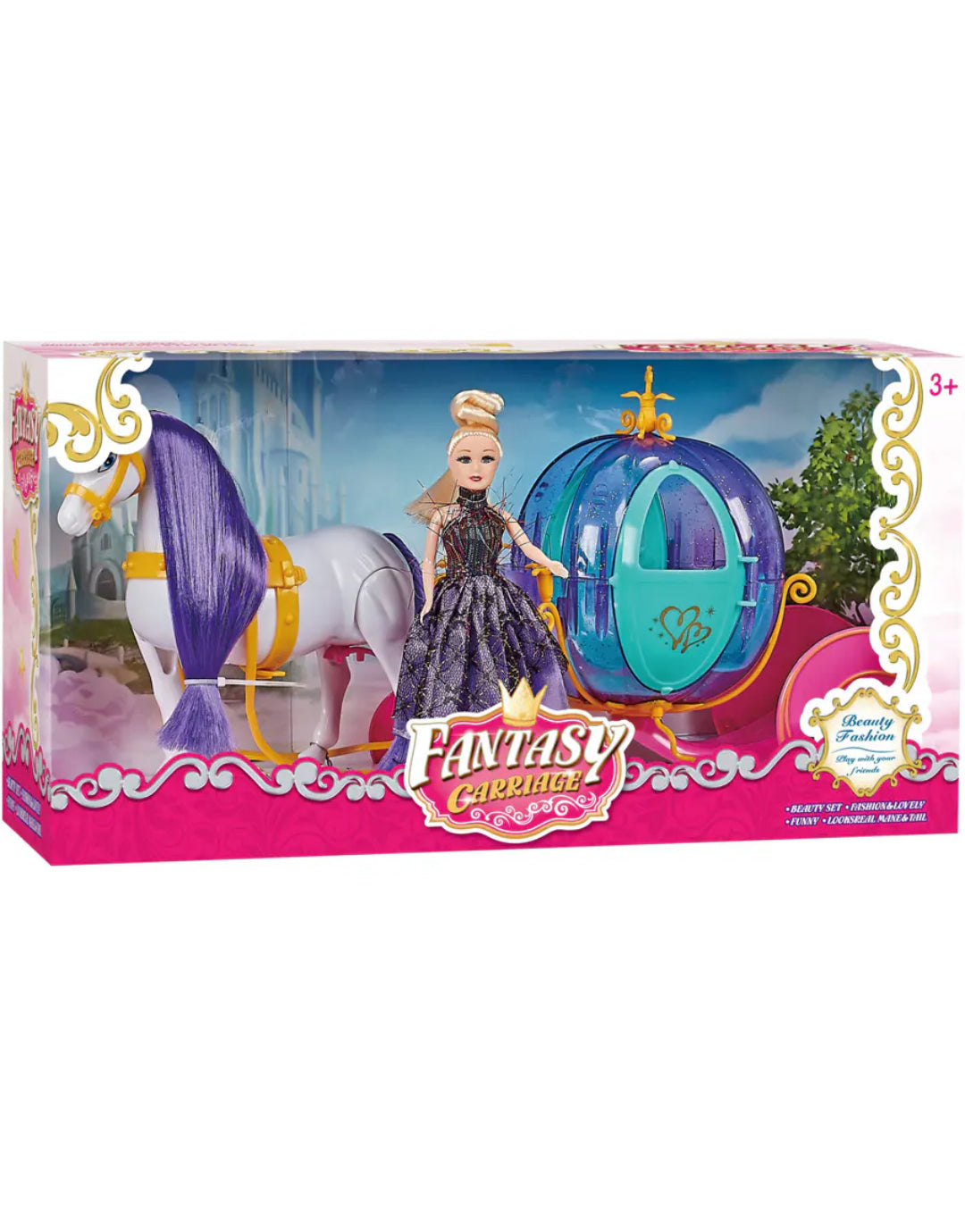 ELECTRIC HORSE W/DOLL & PUMPKIN aleemaz.com 