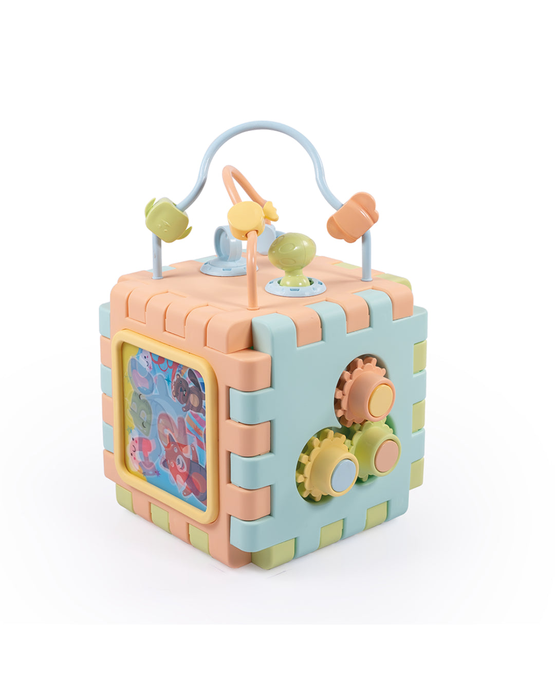  2 IN 1 EDUCATIONAL CUBE & PUZZLE aleemaz.com 