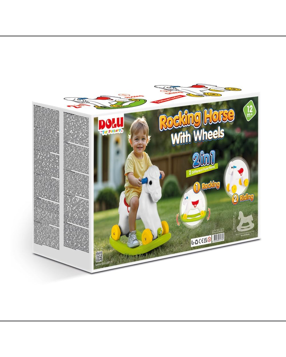 DOLU ROCKING HORSE WITH WHEELS