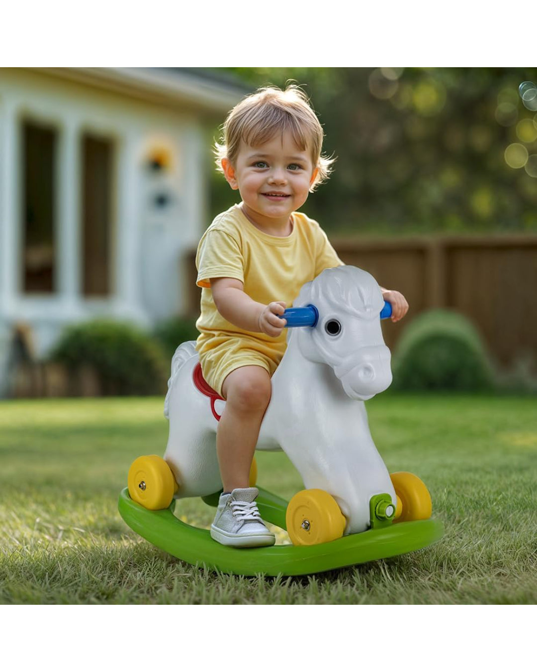 DOLU ROCKING HORSE WITH WHEELS