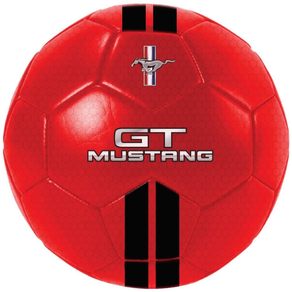  MUSTANG RED WITH STRIPE FOOTBALL aleemaz.com 