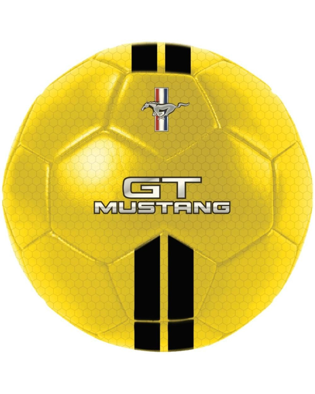 MUSTANG YELLOW WITH STRIPE FOOTBALL aleemaz.com 