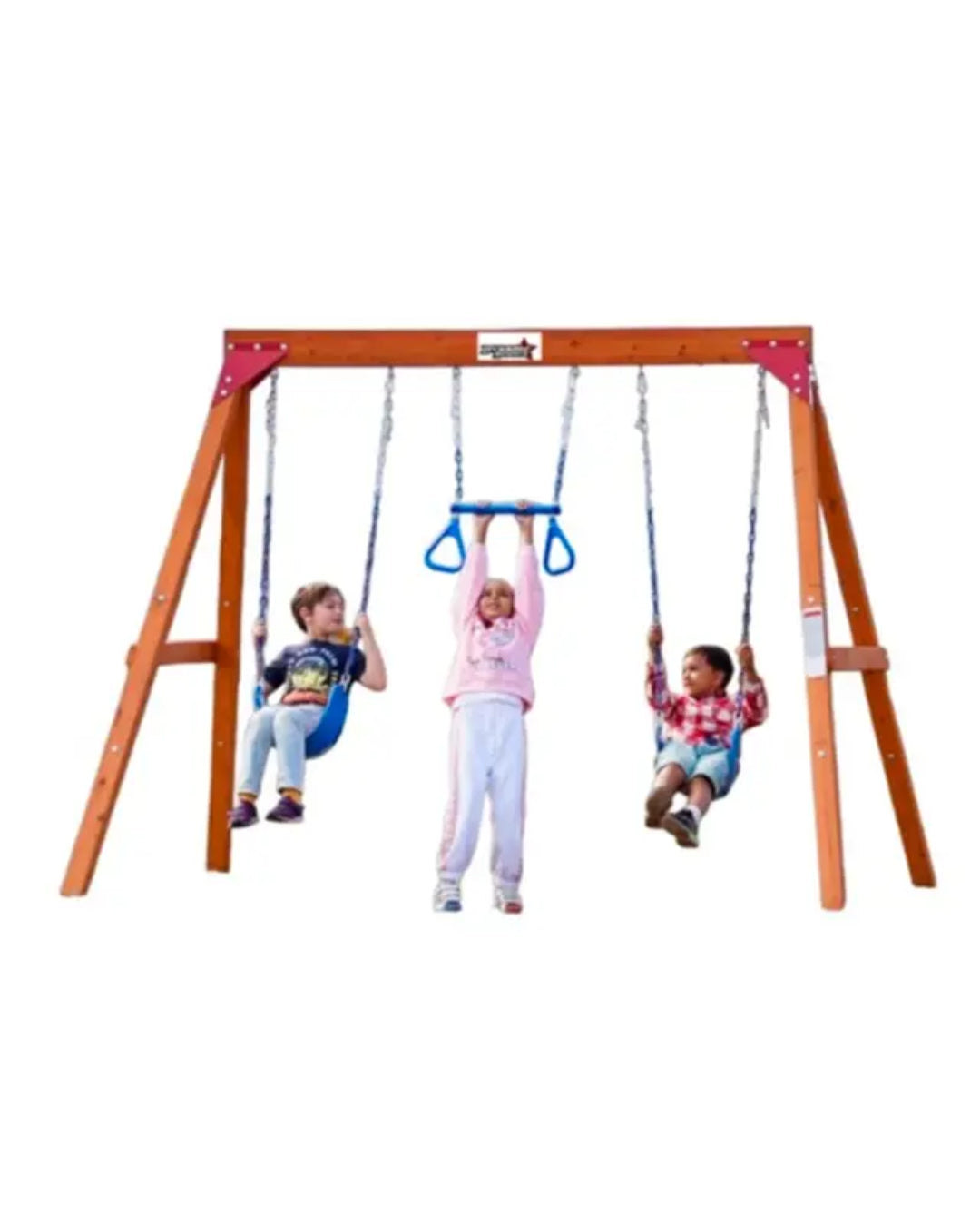 Arabian Eagle Wooden Swing Set aleeemaz.com 