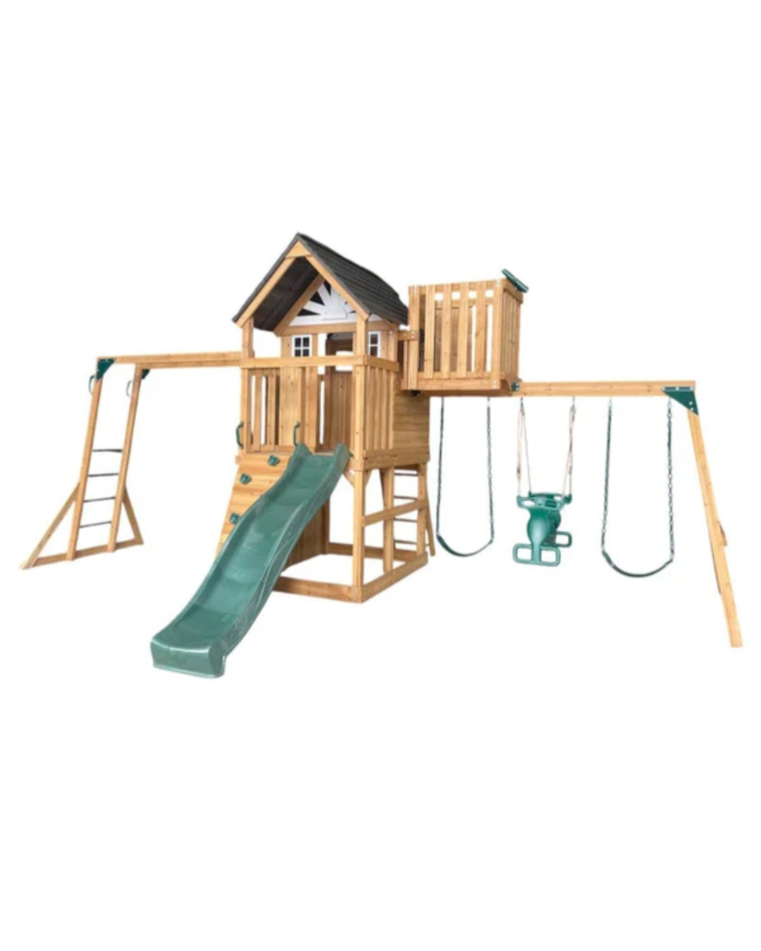 ARABIAN LEOPARD WOODEN SWING SET  aleemaz.com