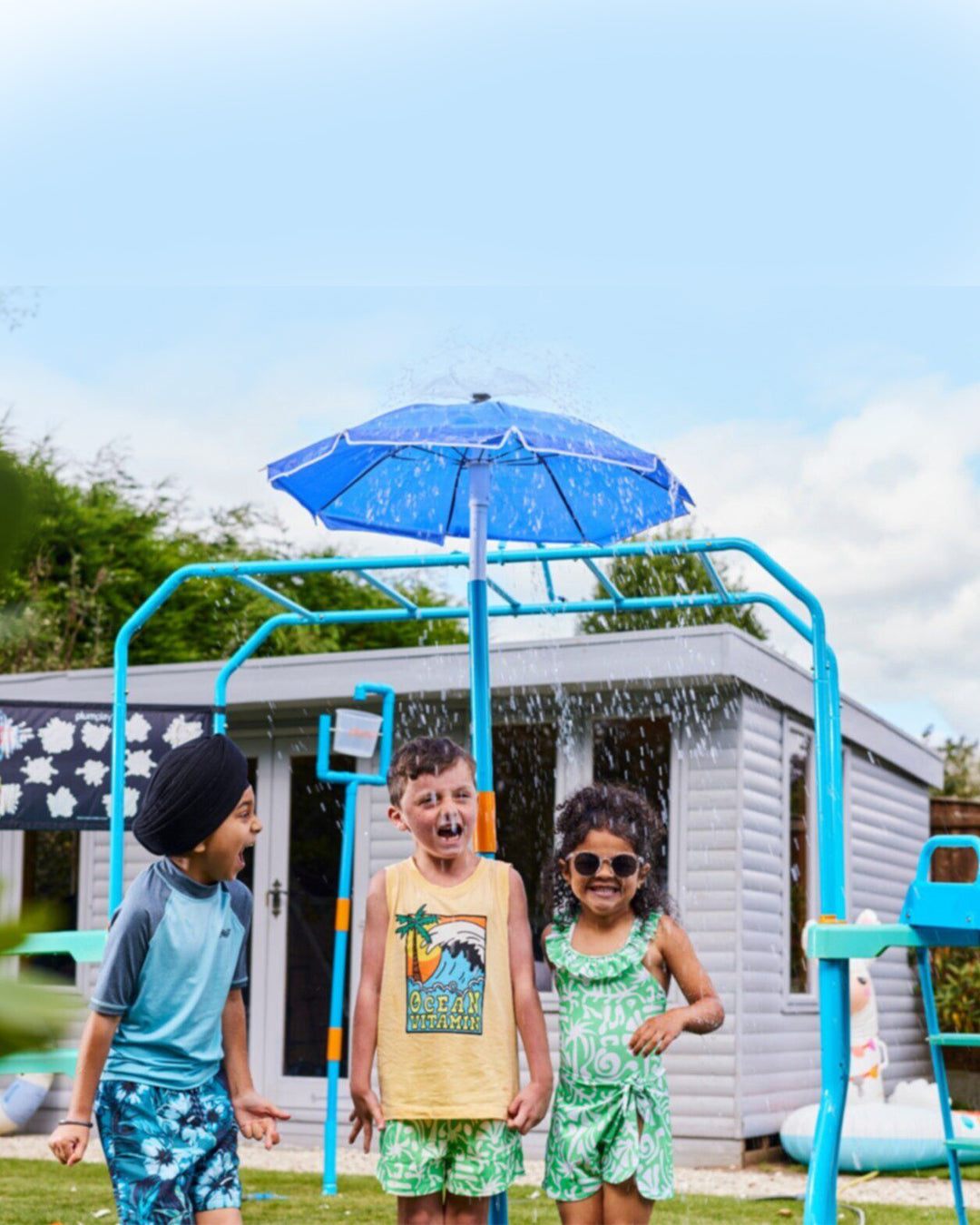 Water Park Umbrella Fountain aleemaz.com