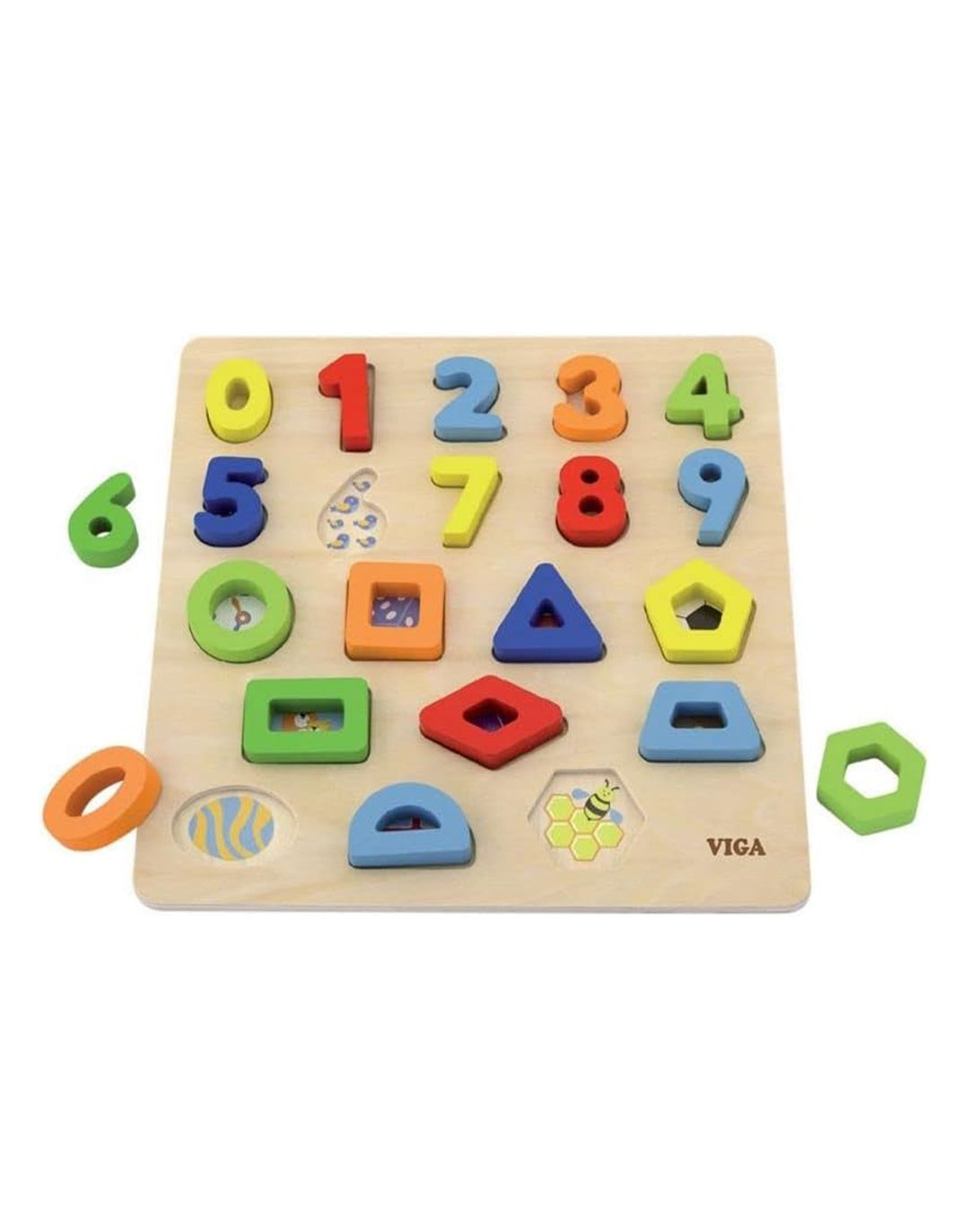 Viga Numbers and Shapes Block Puzzle