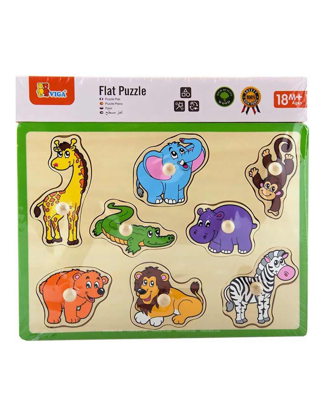 Flat animal puzzle aleemaz.com 