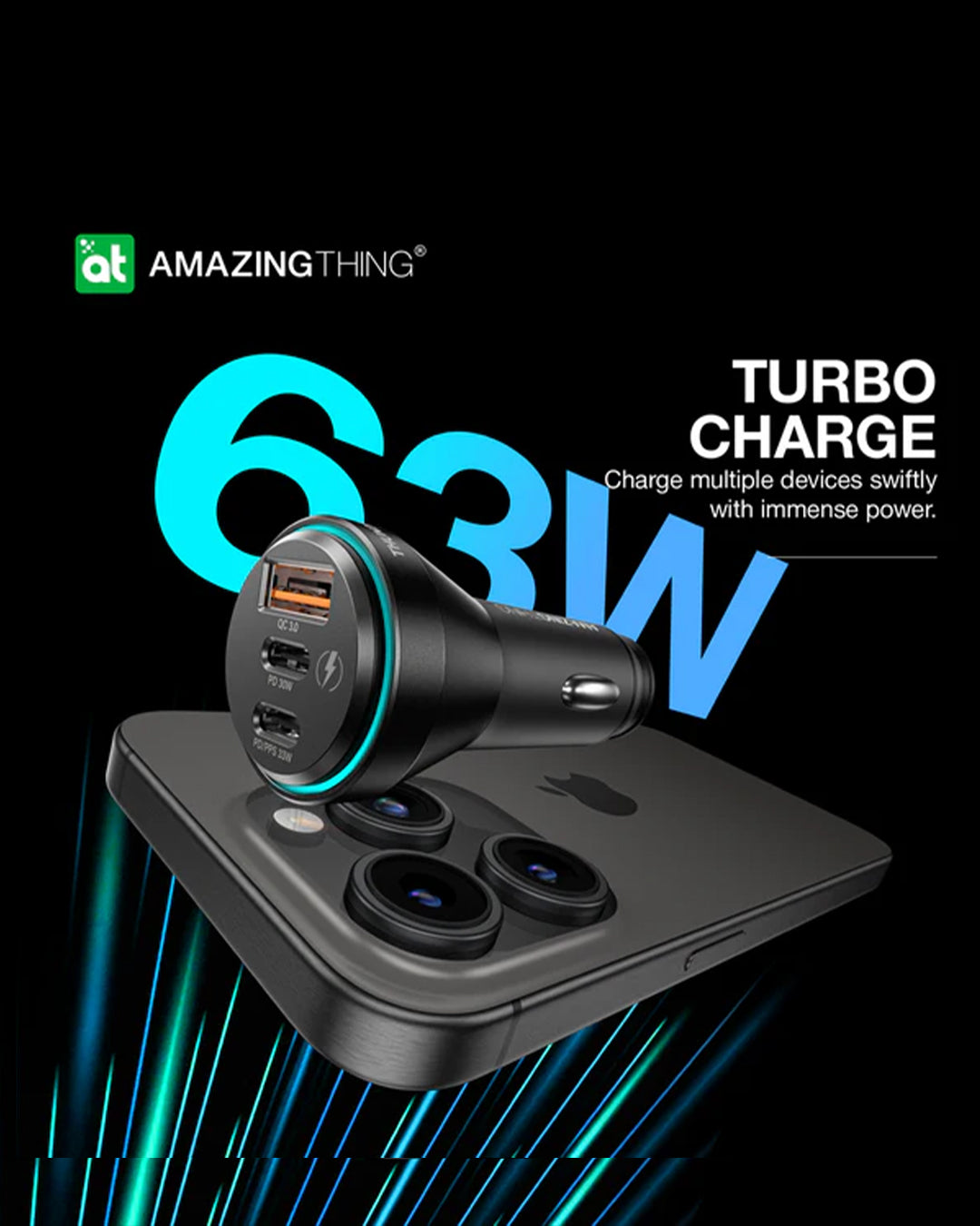 3 PORT CAR CHARGER aleemaz.com