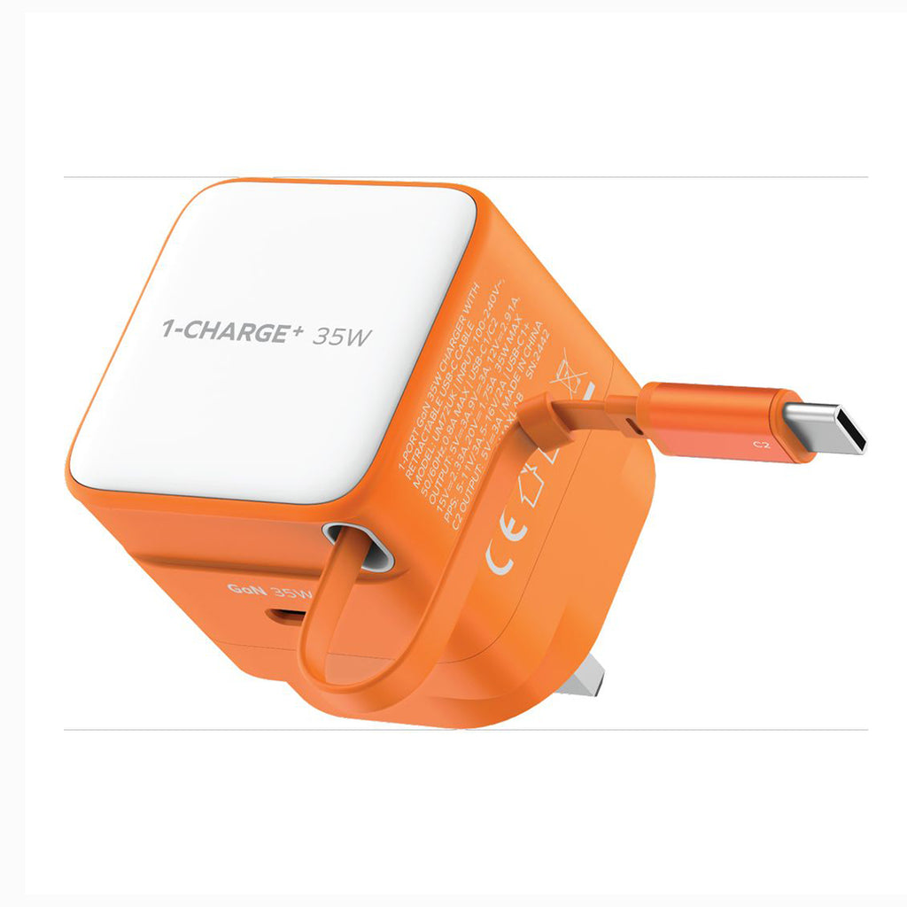 CHARGE 35W GAN 1 PORT CHARGER aleemaz.com 