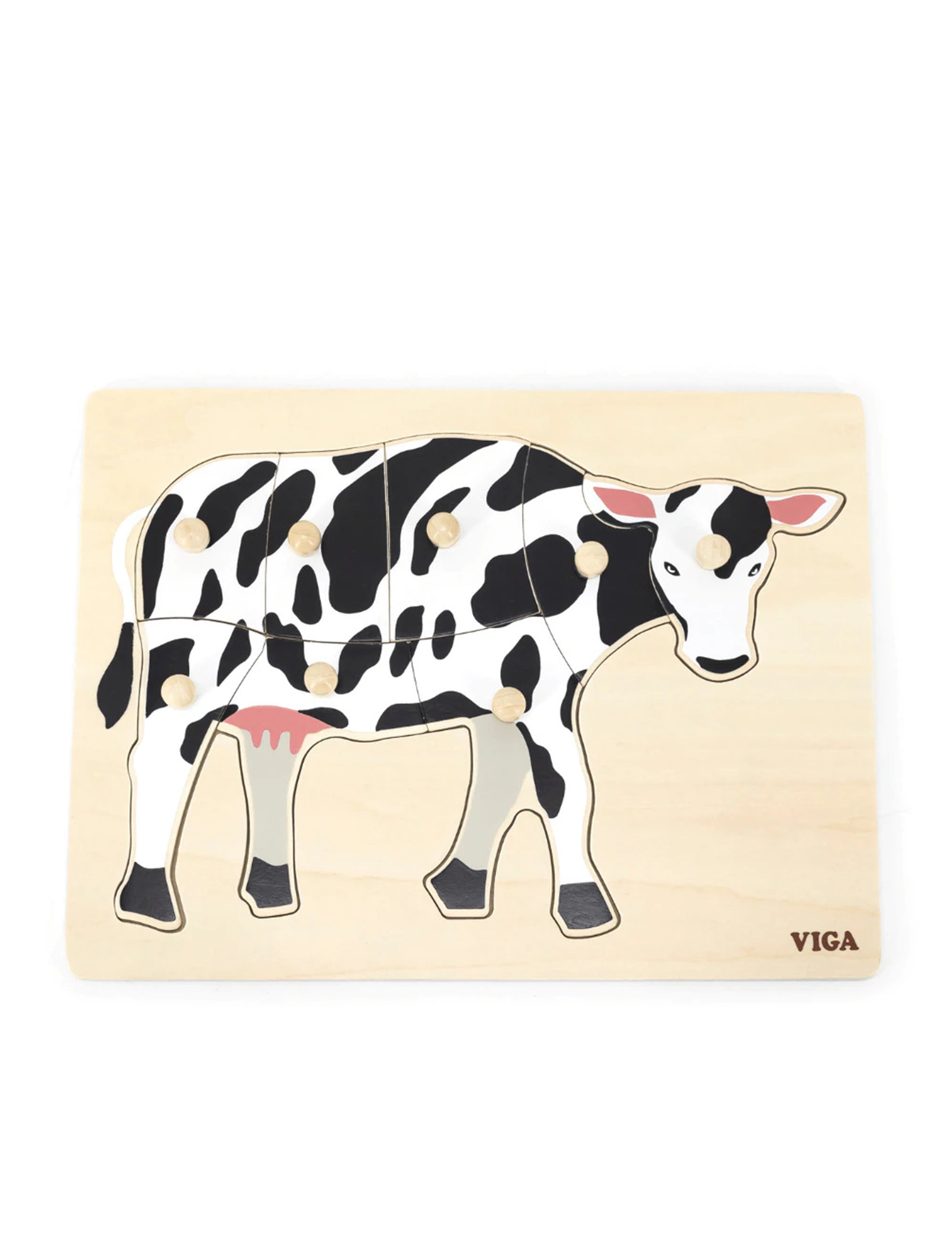 Montessori Puzzle Cow viga