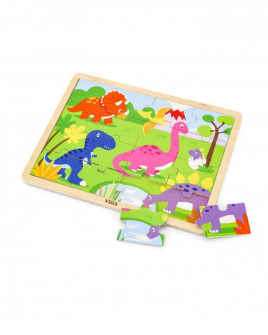 Viga 16Pcs Puzzle Dinosaur