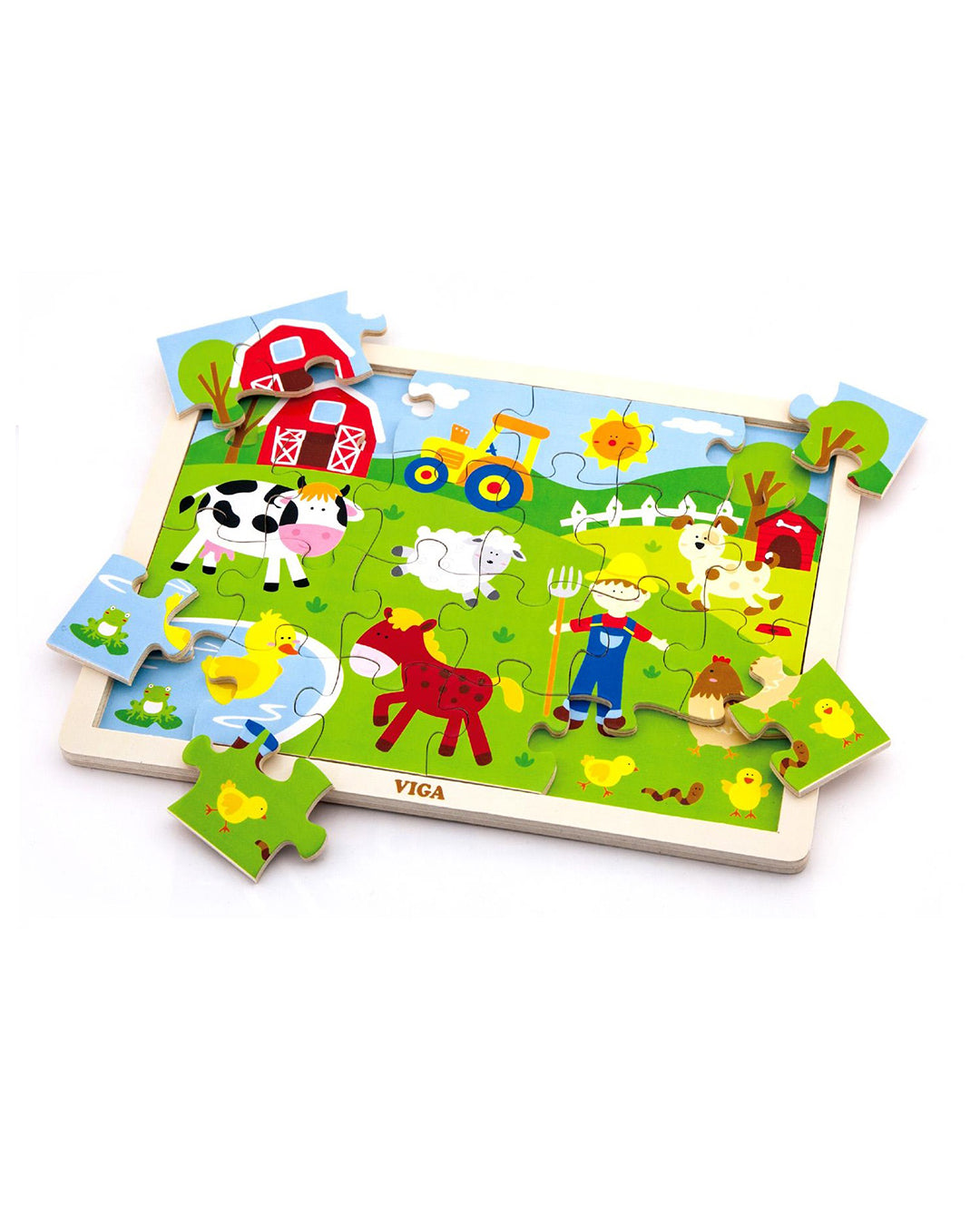 Viga Farm Puzzle – 24pcs