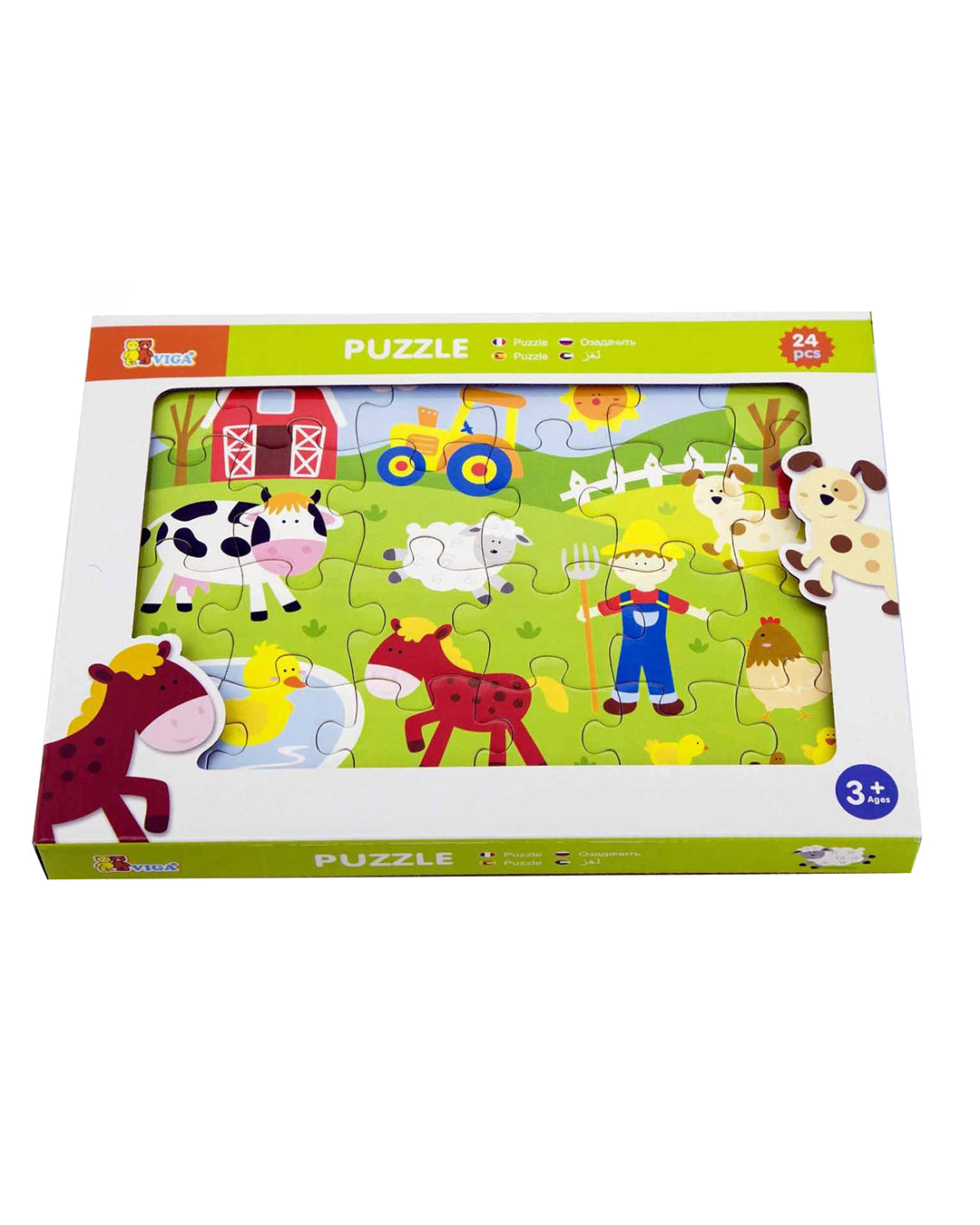 Viga Farm Puzzle – 24pcs