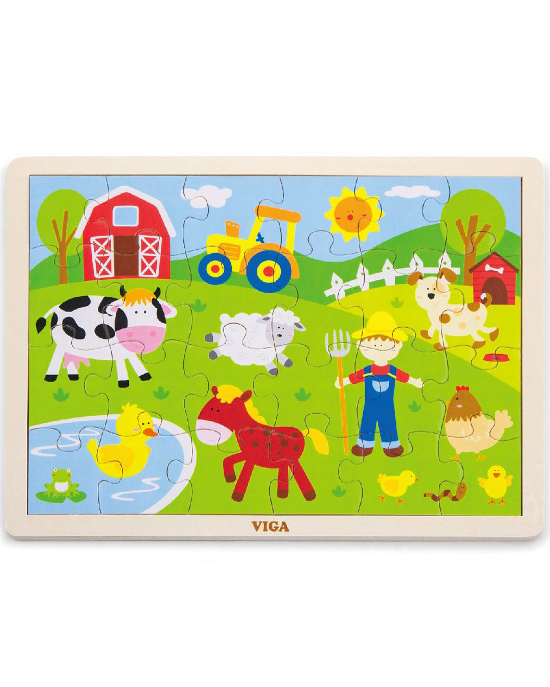 Viga Farm Puzzle – 24pcs
