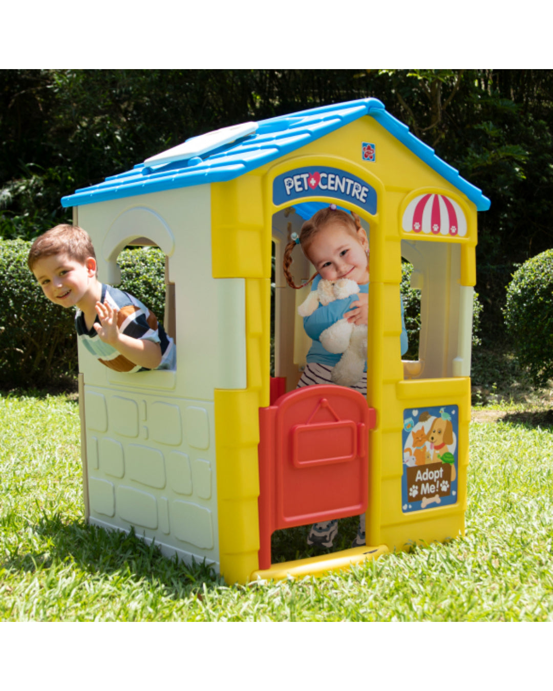 2-IN-1 PET CENTER & PLAYHOUSE aleemaz.com 