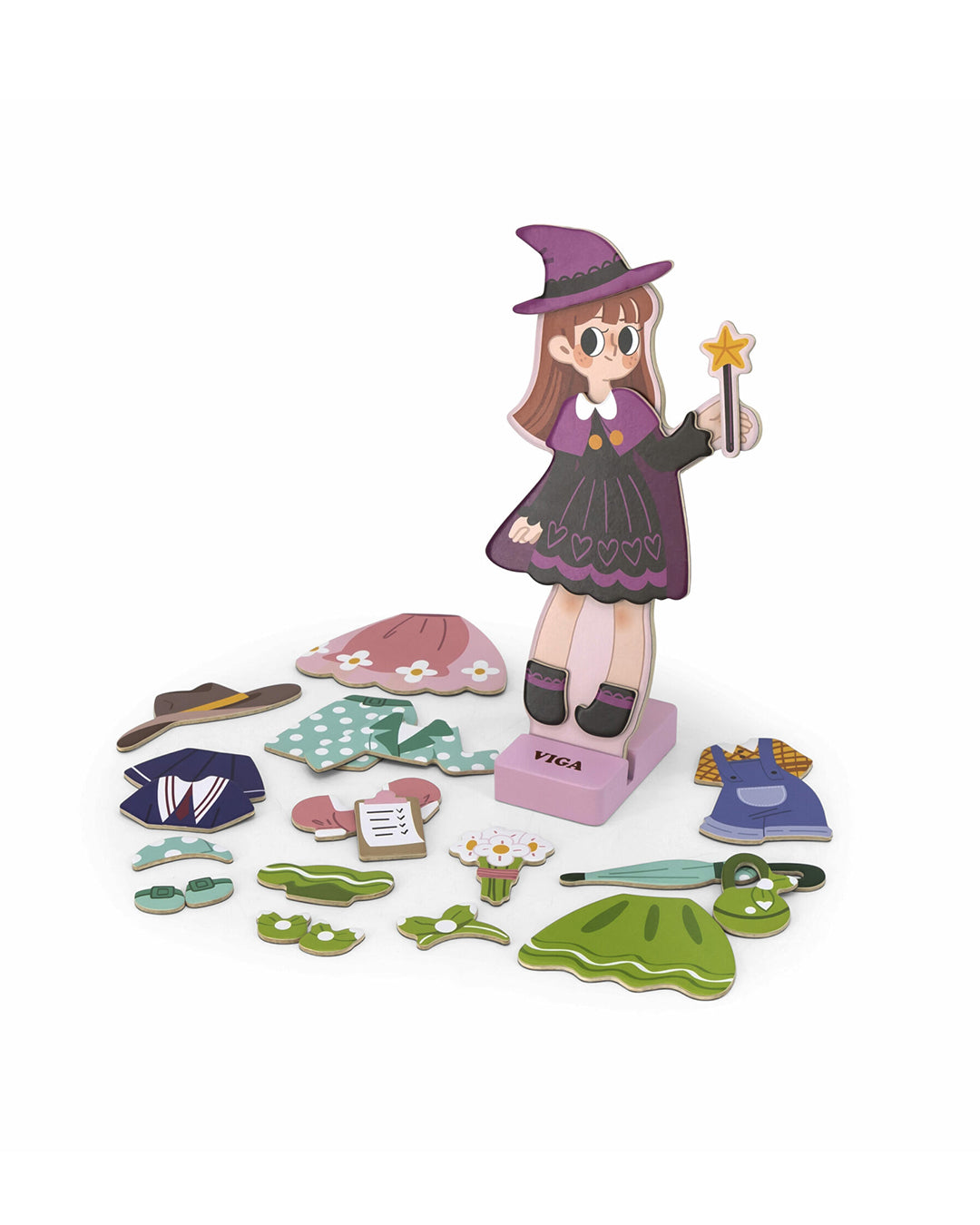 Magnetic Dress Up Girl aleemaz.com 