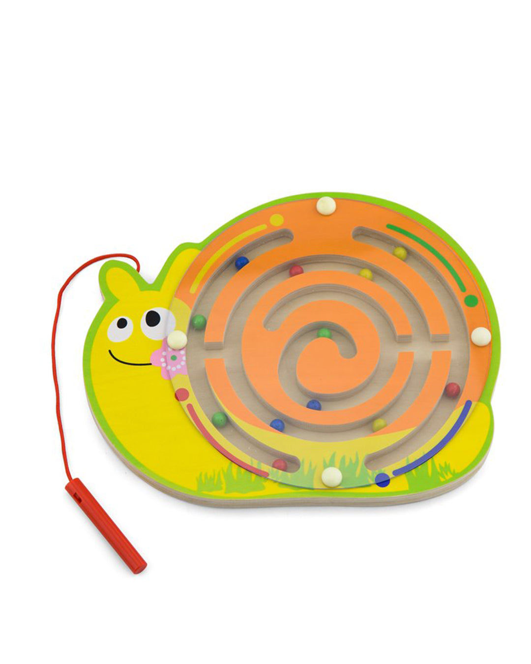 Magnetic bead trace - snail