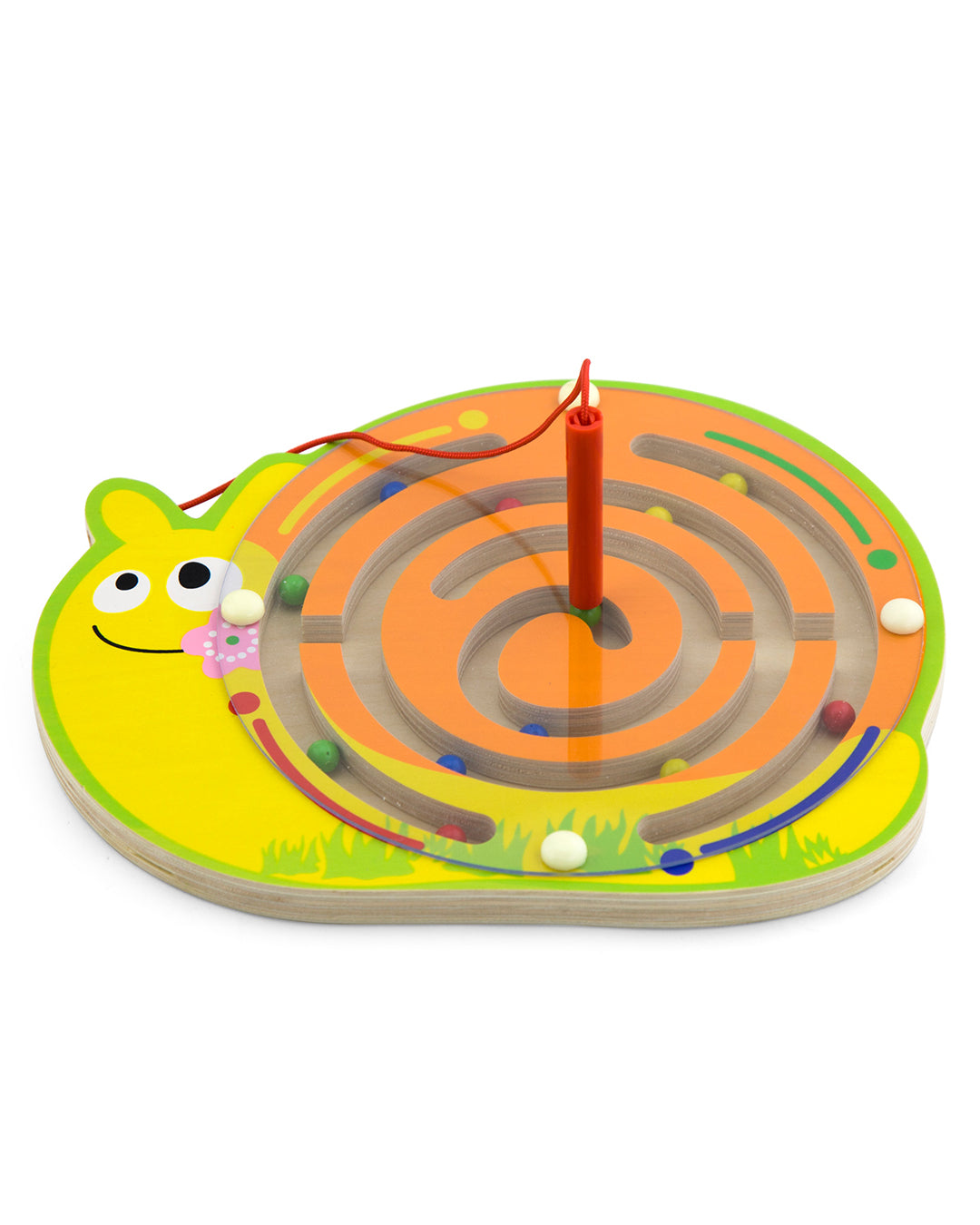 Magnetic bead trace - snail