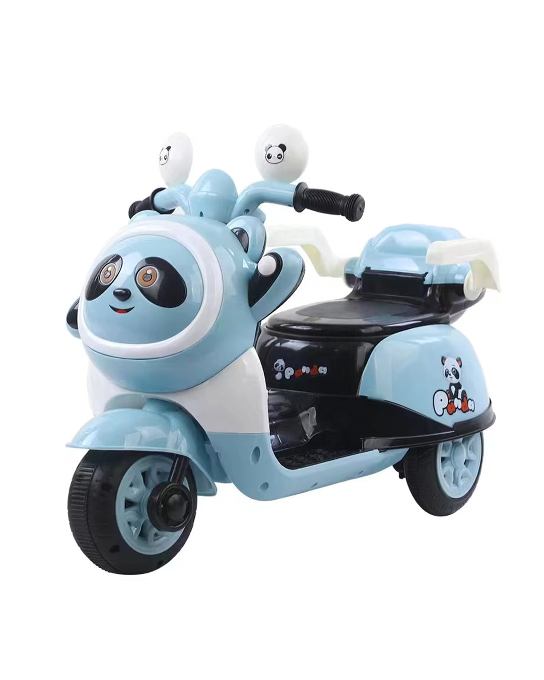 Panda ride on bike aleemaz.com 