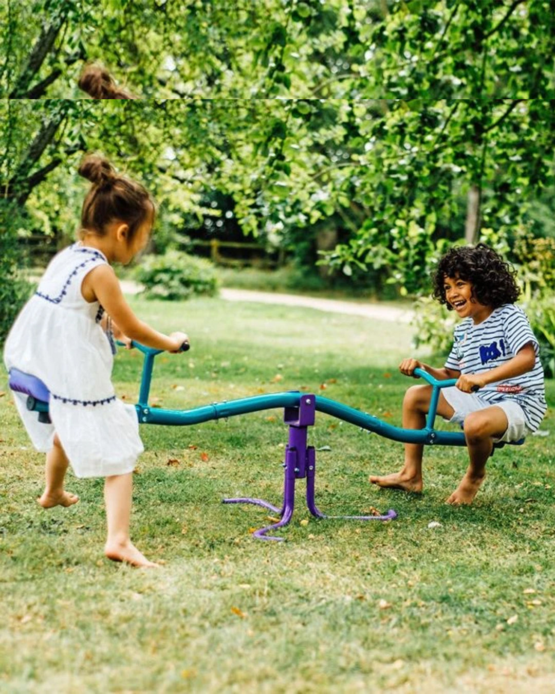 Plum Rotating See Saw - Purple/Teal