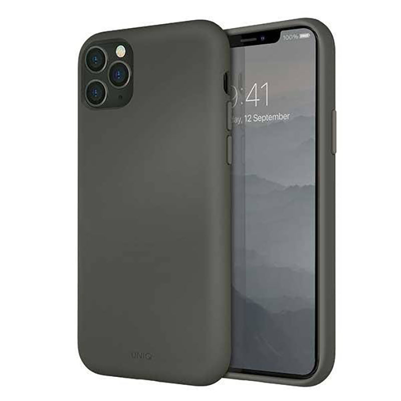 Uniq Hybrid iPhone 11 Pro Max Lino Hue - Moss(Grey) aleemaz.com