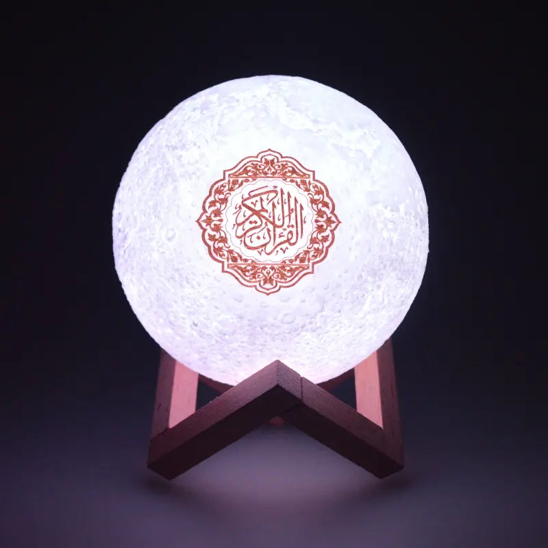 Moon Lamp Quran Speaker SQ168 aleemaz.com