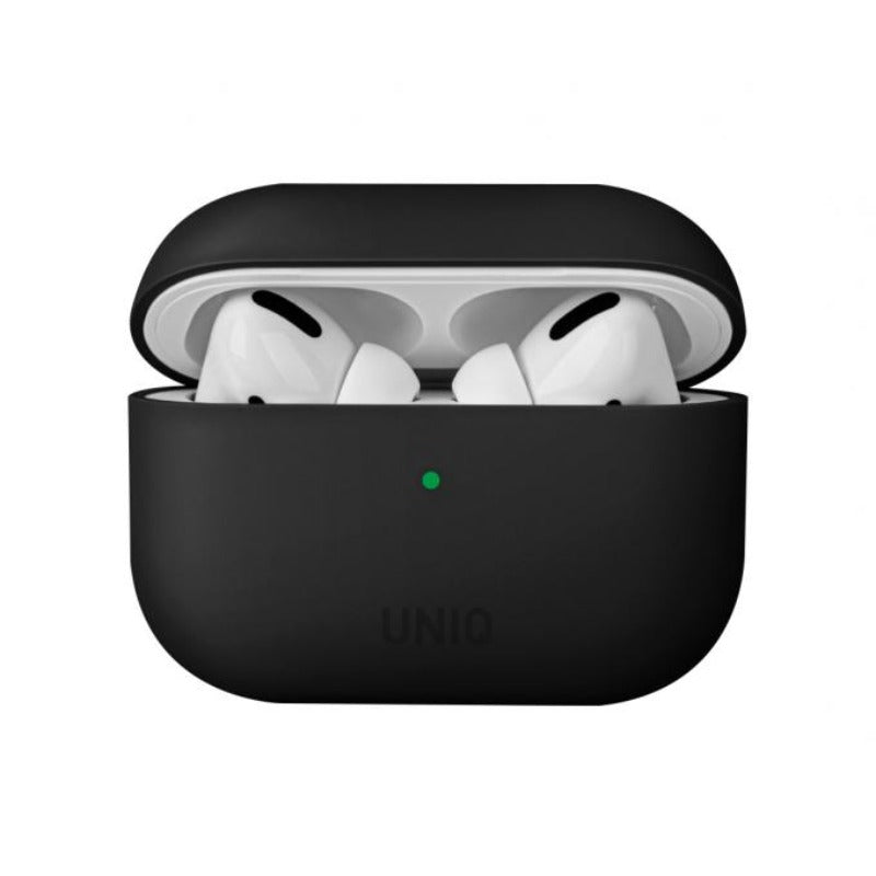 UNIQ LINO HYBRID LIQUID SILICON AIRPODS PRO CASE - INK(BLACK)