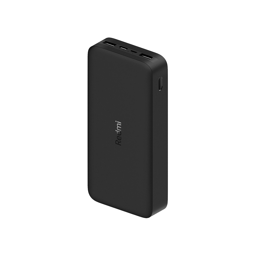 20000mAh Redmi 18W Fast Charge Power Bank Black aleemaz.com