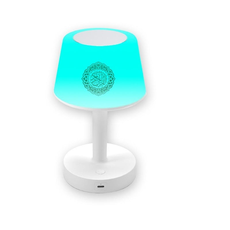 Equantu Desk Lamp Azan Clock Quran Player aleemaz.com