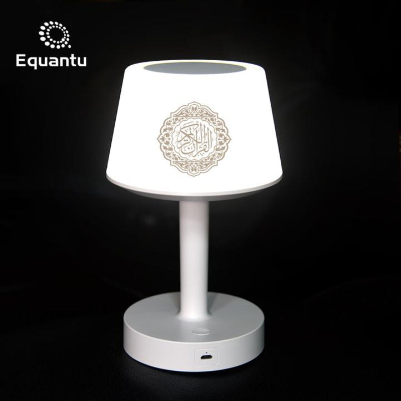 Equantu Desk Lamp Azan Clock Quran Player aleemaz.com