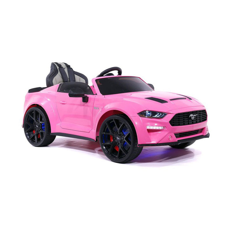 Licensed Ford Mustang SX 12V Electric Ride On Car (Pink) aleemaz.com