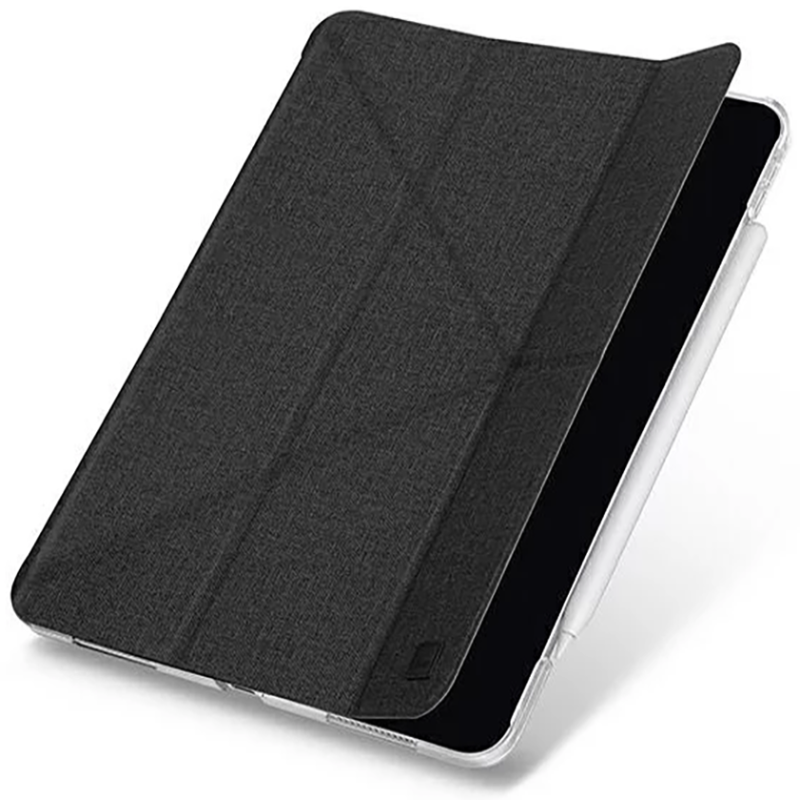 UNIQ YORKER NEW IPAD AIR 10.9 (2020) KANVAS ANTIMICROBIAL - OBSIDIAN KNIT (BLACK) aleemaz.com